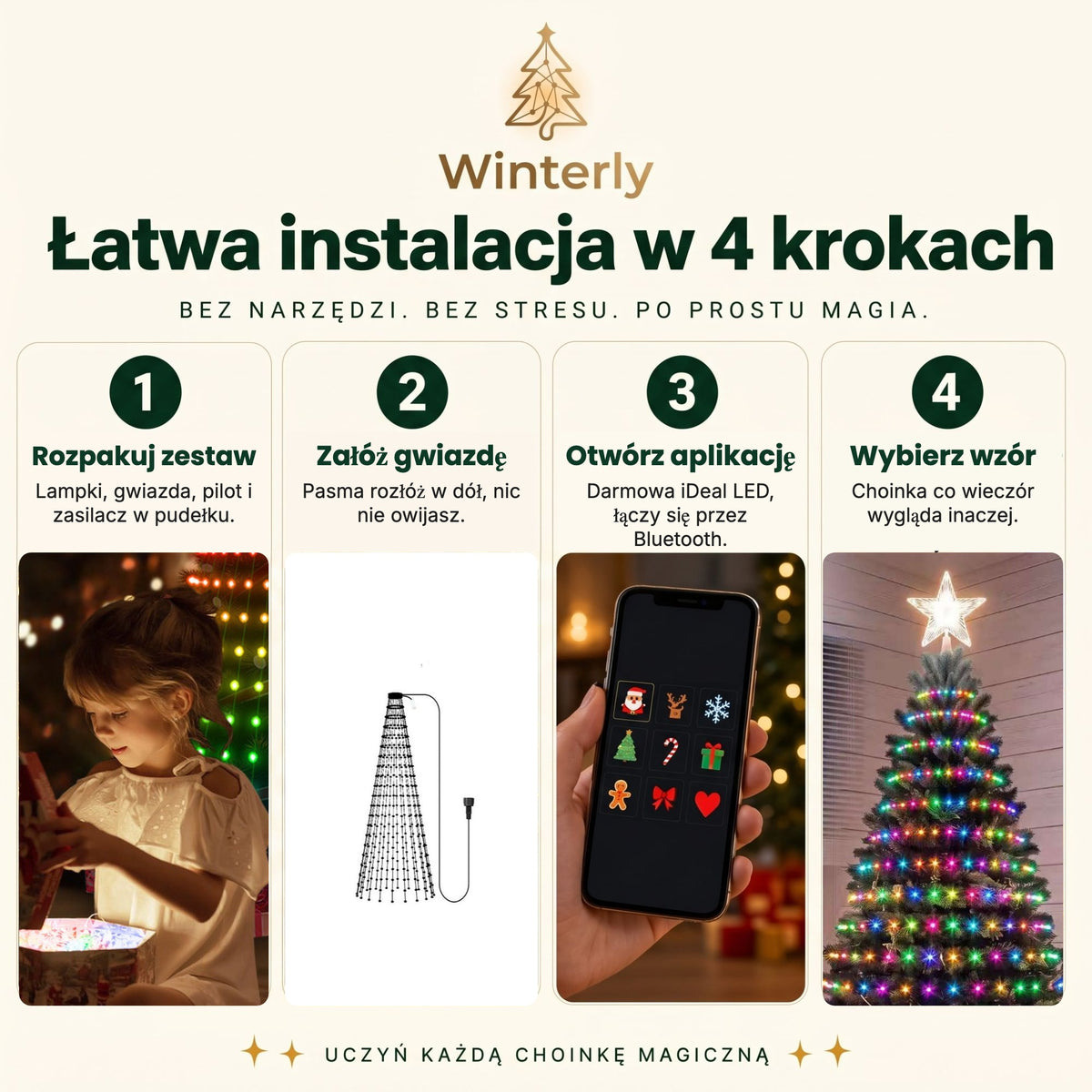 Prosty montaż bez narzędzi